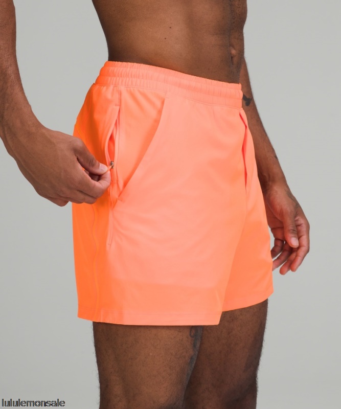 Lululemon Deutschland DELULU858 | Pace Breaker Linerless Short 5 Highlight Orange